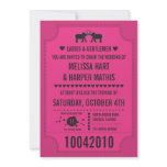Carnival Ticket Invitation