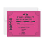 Carnival Ticket RSVP Invitation
