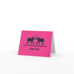 Carnival Ticket Thank You Note Card