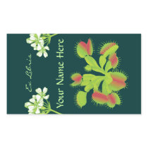 Carnivorous Plant Floral Book Labels