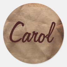 CAROL Name Stickers Collection