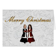 Carol Singers Christmas Card
