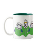 carolers, christmas tree mugs