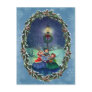 CAROLERS, LAMP & WREATH by SHARON SHARPE Postcards