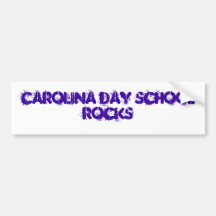 CAROLINA DAY SCHOOLROCKS BUMPER STICKER