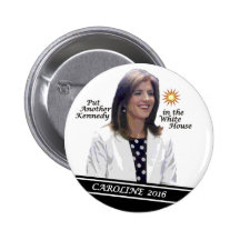 Caroline Kennedy Schlossberg for President 2016 Pins