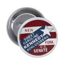 Caroline Kennedy Schlossberg NY Senate Button