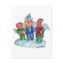 Caroling Flying Pigs Post Card