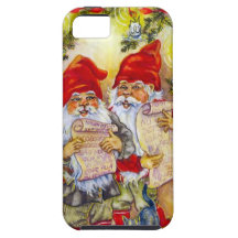 Carolling elves iPhone 5 covers