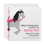 Carousel Birthday Party Invitation