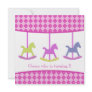 Carousel Birthday Party Invitation