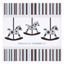 Carousel Birthday Party Invitation