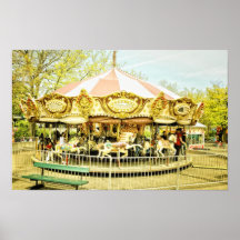 Carousel Canvas Print