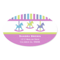 Carousel Collection Address Stickers