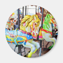 Carousel - Coney Island, NYC magnet