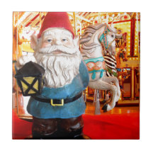 Carousel Gnome Ceramic Tiles