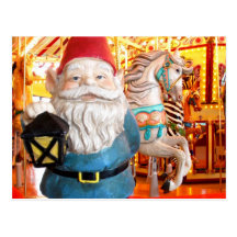 Carousel Gnome Postcard