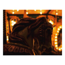Carousel Horse at Night ~ Murder Mystery Party INV Custom Invitation