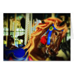 Carousel Horse-Blank Card