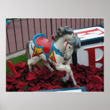 Carousel Horse Poster