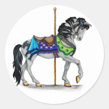 Carousel Horse Stickers