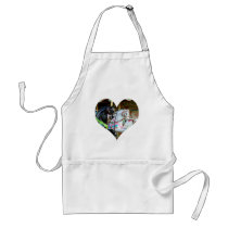Carousel Horses Heart Apron