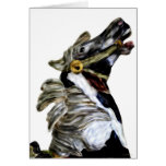 Carousel Pony Greeting Card