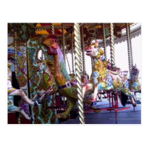 Carousel postcard