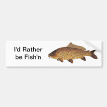Carp Bumper Sticker
