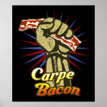 Carpe Bacon $24.95 Graphic Art Wall