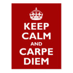 Carpe Diem! Postcard