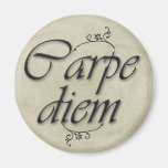 carpe diem refrigerator magnet