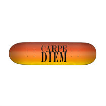 Carpe Diem Seize the Day Latin Quote Happiness Skate Deck