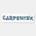 Carpenter bumper sticker