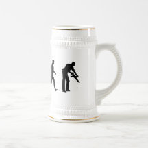 Carpenter woodworker set builder mug