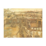 Carpenter's Yard and Laundry by Vincent van Gogh postcards