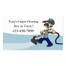 Carpet Cleaning Business Card