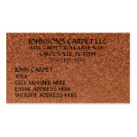 Carpet Installation Company Business Card