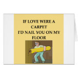 CARPET layer Greeting Card