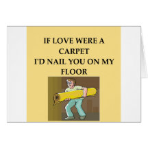 CARPET layer Greeting Card