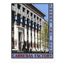 Carreras Factory, London Postcard
