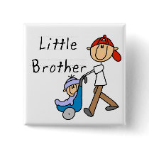 Carriage Little Brother Tshirts and Gifts Pin