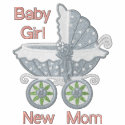 Carriage Mum To Be - Pink embroidered shirts