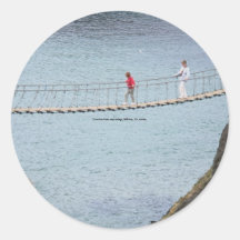 Carrick-A-Rede rope bridge, Ballintoy, Co. Antrim, Sticker