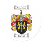 CARROLL FAMILY CREST -  CARROLL COAT OF ARMS stickers