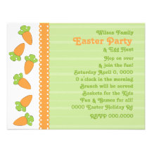 Carrot Garden Invitation
