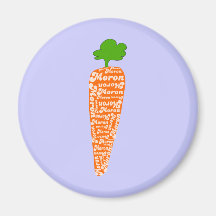 Carrot in Welsh is Moron - Funny Languages Magnet