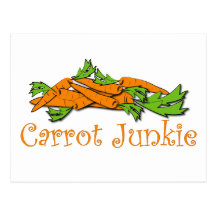 Carrot Junkie Post Cards