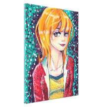 Carrot Top Gallery Wrapped Canvas