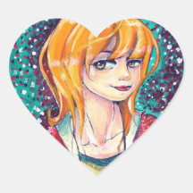 Carrot Top Stickers